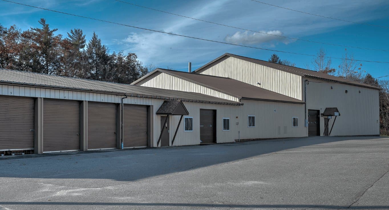Row of small-bay industrial units